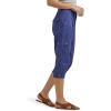 imageLee womens Ultra Lux Comfort With Flextogo Cargo Capri PantMedieval Blue