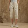 imageLee womens Ultra Lux Comfort With Flextogo Cargo Capri PantPioneer Beige