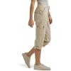 imageLee womens Ultra Lux Comfort With Flextogo Cargo Capri PantPioneer Beige