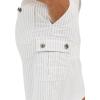 imageLee womens Ultra Lux Comfort With Flextogo Cargo SkortObsidian Gray Stripe