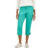 imageLee womens Ultra Lux Comfort With Flextogo Cargo Capri PantGrassy Green