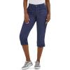 imageLee womens Ultra Lux Comfort With Flextogo Cargo Capri PantMood Indigo