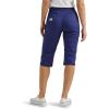 imageLee womens Ultra Lux Comfort With Flextogo Utility Skimmer Capri PantMedieval Blue