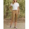 imageLee womens Ultra Lux Comfort With Flextogo Utility Skimmer Capri PantSettler Tan