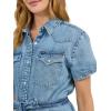 imageLee Womens Legendary Short Sleeve Western Denim DressMt Range