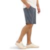 imageLee Mens Extreme Motion Flat Front ShortMood Indigo Stripe