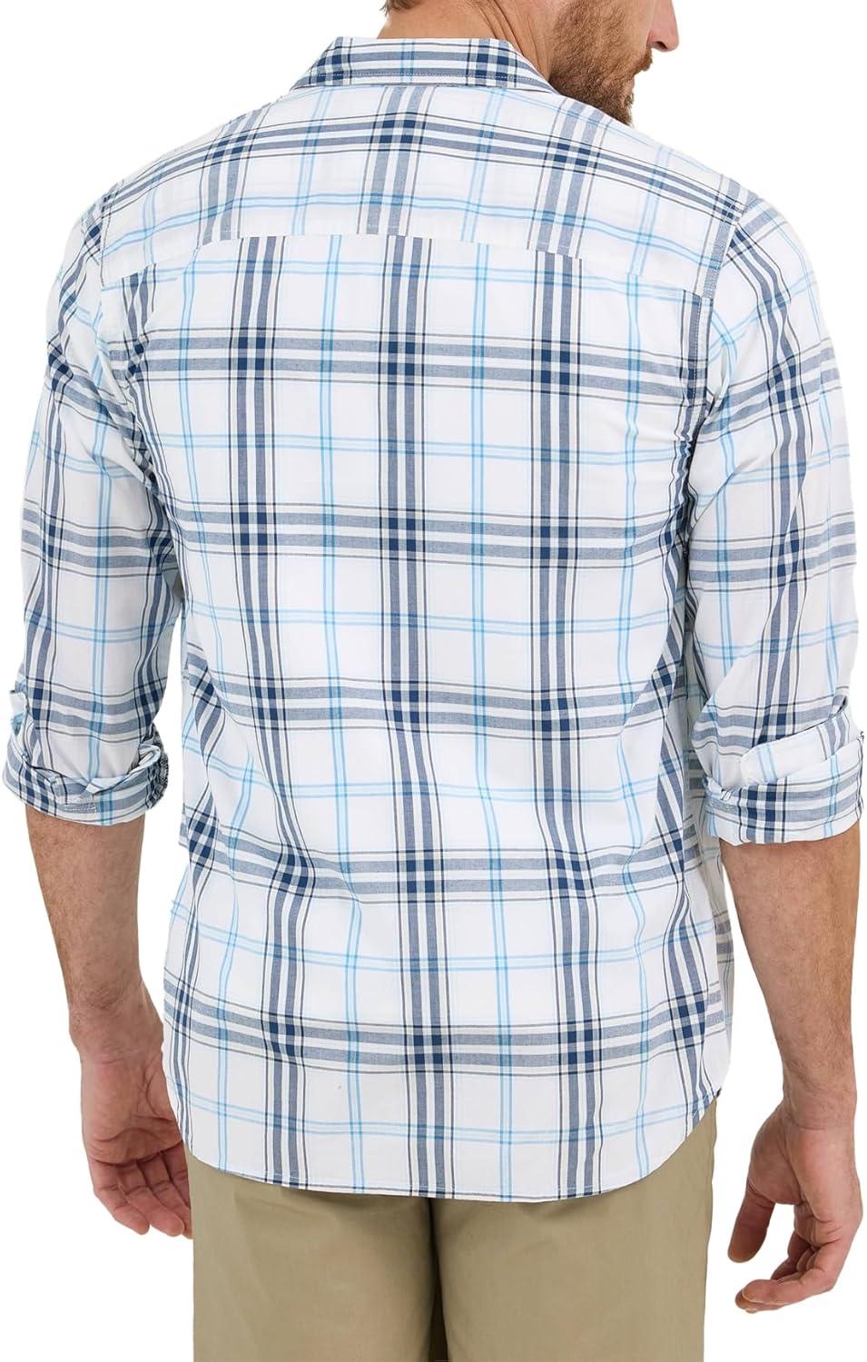 imageLee Mens All Purpose Classic Fit Long Sleeve ShirtOrion Plaid