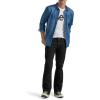 imageLee Mens All Purpose Classic Fit Long Sleeve ShirtDenim Medium Wash Indigo