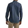 imageLee Mens All Purpose Classic Fit Long Sleeve ShirtDenim Rinse Wash
