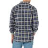 imageLee Mens All Purpose Classic Fit Long Sleeve ShirtNavy Plaid  Stretch Twill