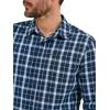 imageLee Mens All Purpose Classic Fit Long Sleeve ShirtRivet Navy Plaid