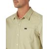 imageLee Mens All Purpose Classic Fit Long Sleeve ShirtStone  Calvary Twill