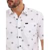 imageLee Mens All Purpose Classic Fit Short Sleeve ShirtWhite Geometric