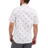 imageLee Mens All Purpose Classic Fit Short Sleeve ShirtWhite Geometric