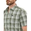 imageLee Mens Extreme Motion Short Sleeve Performance ShirtOlive Grove Plaid