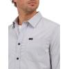 imageLee Mens X Move Long Sleeve AllPurpose 1 Pocket ShirtStatic Gray