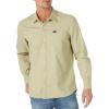 imageLee Mens All Purpose Classic Fit Long Sleeve ShirtStone  Calvary Twill