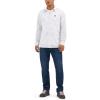 imageLee Mens X Move Long Sleeve AllPurpose 1 Pocket ShirtBright White