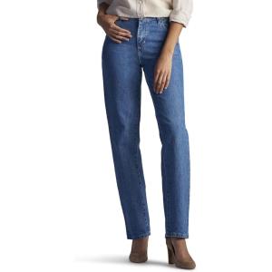 imageLee Womens Relaxed Fit All Cotton Straight Leg JeanAero