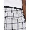 imageLee Mens Big ampamp Tall New Belted Wyoming Cargo ShortGray Plaid