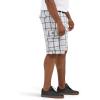 imageLee Mens Big ampamp Tall New Belted Wyoming Cargo ShortGray Plaid