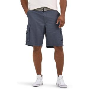 imageLee Mens Big ampamp Tall New Belted Wyoming Cargo ShortSporting Blue