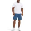imageLee Mens Big ampamp Tall Extreme Motion Flat Front ShortOrion Blue
