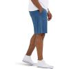 imageLee Mens Big ampamp Tall Extreme Motion Flat Front ShortOrion Blue
