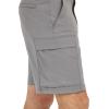 imageLee Mens Extreme Motion Synthetic Ripstop Cargo ShortHd Lee Gray