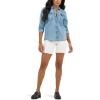 imageLee Womens Legendary 7quot Side Slit Denim ShortLight Flash