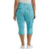 imageLee womens Plus Size Ultra Lux Comfort With Flextogo Cargo Capri PantBay Blue