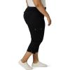 imageLee womens Plus Size Ultra Lux Comfort With Flextogo Cargo Capri PantBlack