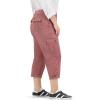 imageLee womens Plus Size Ultra Lux Comfort With Flextogo Cargo Capri PantHenna