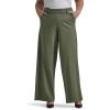 imageLee womens Plus Size Ultra Lux Comfort Any Wear Wide Leg PantOlive Grove