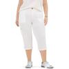 imageLee womens Plus Size Ultra Lux Comfort With Flextogo Cargo Capri PantWhite