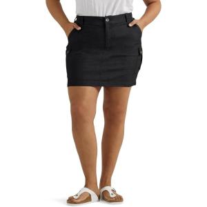 imageLee Womens Plus Size Ultra Lux Comfort with Flex To Go Cargo SkortBlack