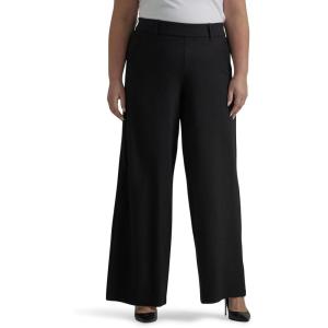 imageLee womens Plus Size Ultra Lux Comfort Any Wear Wide Leg PantUnionall Black