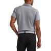 imageLee Mens Golf Series Short Sleeve Performance Polo ShirtStatic Gray