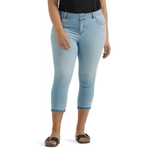 imageLee Womens Plus Size Legendary 23quot Capri JeanBurning Bright