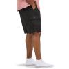 imageLee Mens Big ampamp Tall Extreme Motion Carolina Cargo ShortBlack