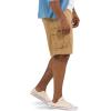 imageLee Mens Big ampamp Tall Extreme Motion Carolina Cargo ShortBourbon