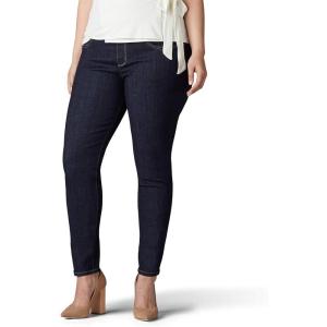 imageLee womens Plus Size Sculpting Slim Fit Skinny Leg Pull on JeanSlumber