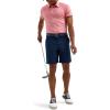 imageLee Mens Golf Series Synthetic Flat Front Chino ShortPeacoat