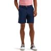 imageLee Mens Golf Series Synthetic Flat Front Chino ShortPeacoat