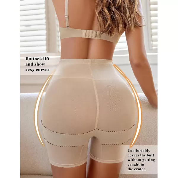 Avidlove Shapewear for Women High Waisted Body Shaper Shorts Butt Lifting Shapewear Tummy Control Thigh Slimmer PantiesFlesh