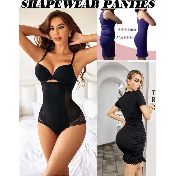 Avidlove Shapewear for Women Tummy Control High Waisted Underwear Women Waist Cincher GirdleBlack 2