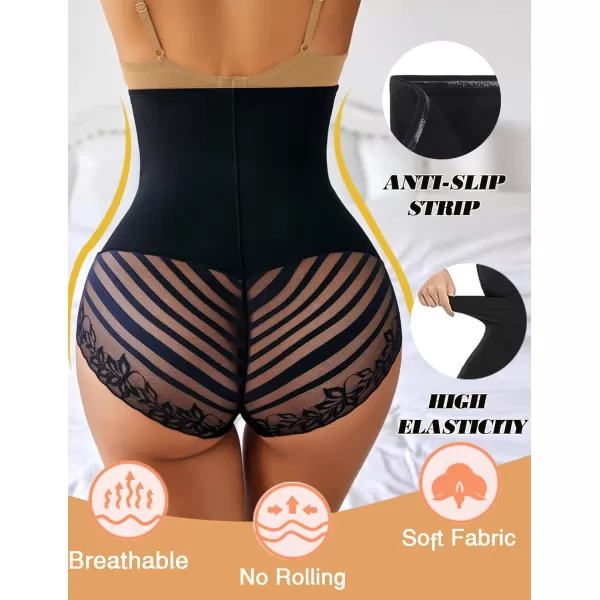 Avidlove Shapewear for Women Tummy Control High Waisted Underwear Women Waist Cincher GirdleBlack 2