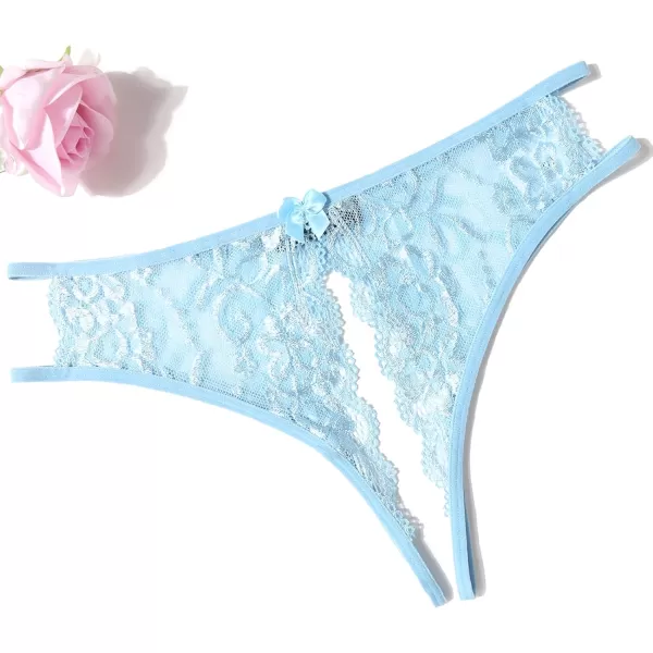 Avidlove Women Lace Panties Sexy Underwear Floral Lace Briefs with Cute Bow CenterMulticolor13 Pack