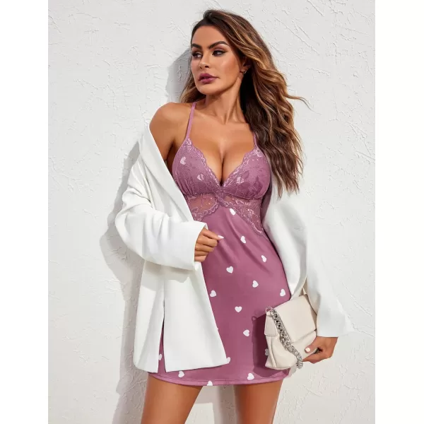 Avidlove Women Lingerie Lace Chemise Sleepwear Babydoll Teddy LingerieElove