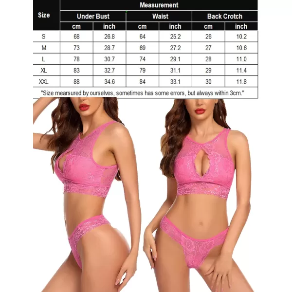 Avidlove Women Sexy Lingerie 2 Piece Lace Babydoll Bra and Panty Set Mini SleepwearAvidlove Women Sexy Lingerie 2 Piece Lace Babydoll Bra and Panty Set Mini Sleepwear